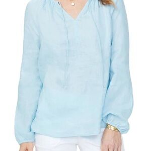 NYDJ Light Blue Women's Blouse S
